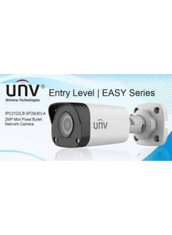 UNV 2MP Mini Fixed Bullet Network IP Camera, IPC2122LB-SF28-A - Image 2