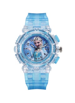 Generic Suitable For 5-12 Yyear Old Kids Frozen Elsa Analog Quartz Watch Colorful Luminous Cartoon Watch for Boys Girls Frozen Watch Princess Analogue Classic Quartz Watch  - Image 1