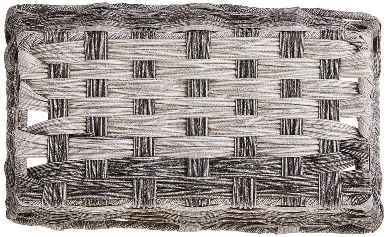 Whitmor Gray Wash Split Rattique Small Shelf Tote - Image 4