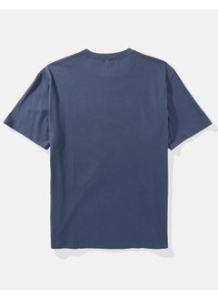 American Eagle Logo Detail Crew Neck T-Shirt  - Image 4