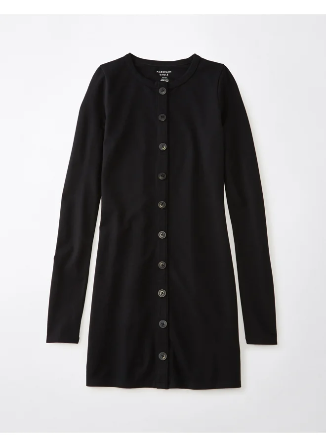 امريكان ايجل AE LONG SLEEVE BUTTON FRONT MINI
