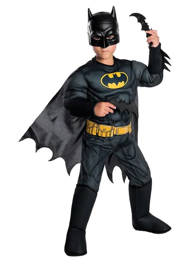 Brain Giggles Brain Giggles Avengers Batman Costume and Mask for Kids Party Superhero Dress-Up Theme Party Roleplay  - Image 2