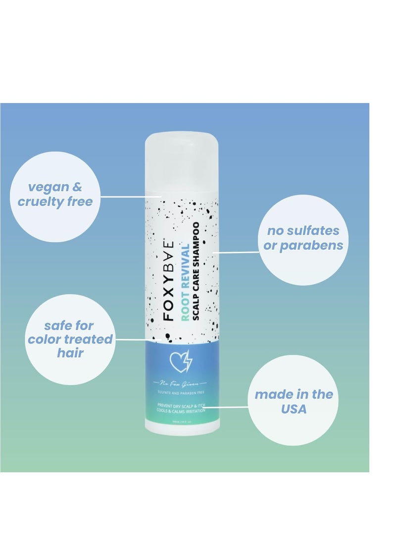 FoxyBae - FoxyBae Scalp & Hair Detox Shampoo - Ultimate Exfoliator for Dry & Itchy Scalp, Clarifies Build Up – 12-in-1 Blend with Tea Tree Oil – Paraben & Sulfate Free, 10 Fl. Oz - Image 1