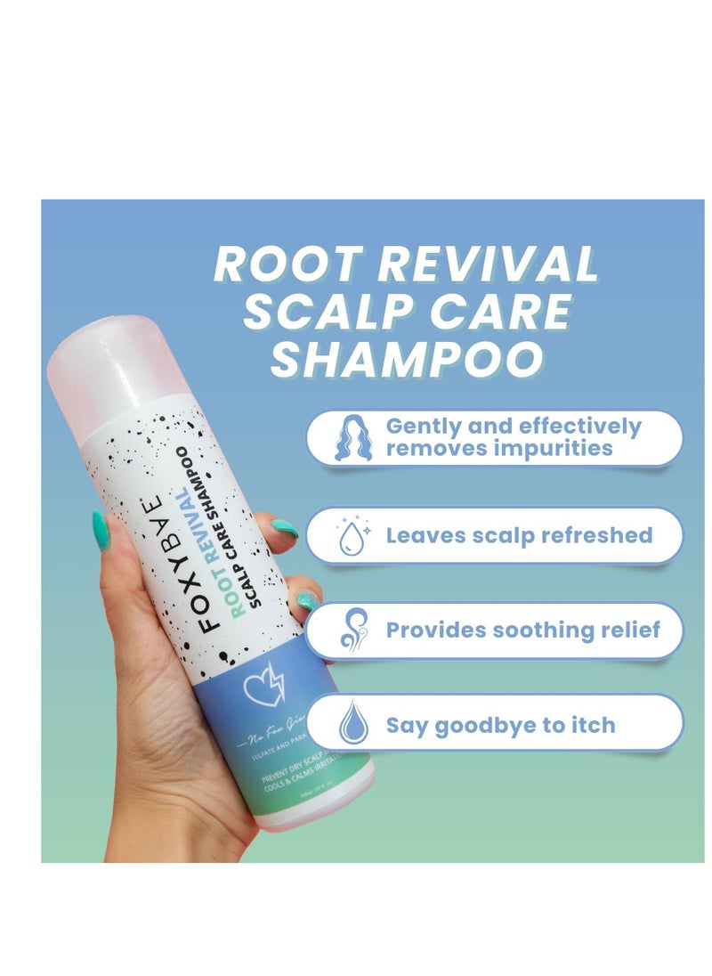 FoxyBae - FoxyBae Scalp & Hair Detox Shampoo - Ultimate Exfoliator for Dry & Itchy Scalp, Clarifies Build Up – 12-in-1 Blend with Tea Tree Oil – Paraben & Sulfate Free, 10 Fl. Oz - Image 1