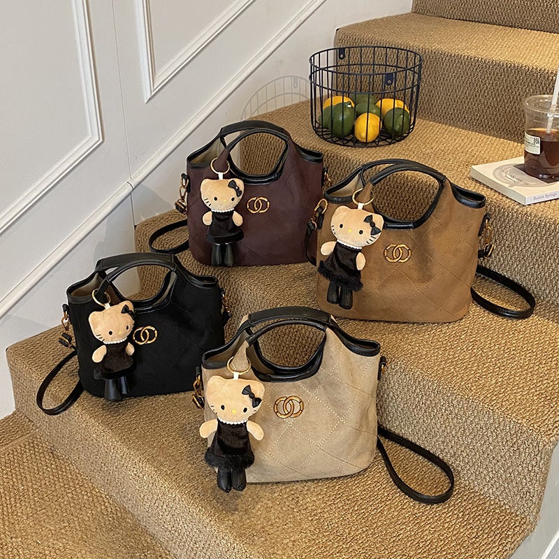Vintage Large Capacity PU Handbag - Image 2