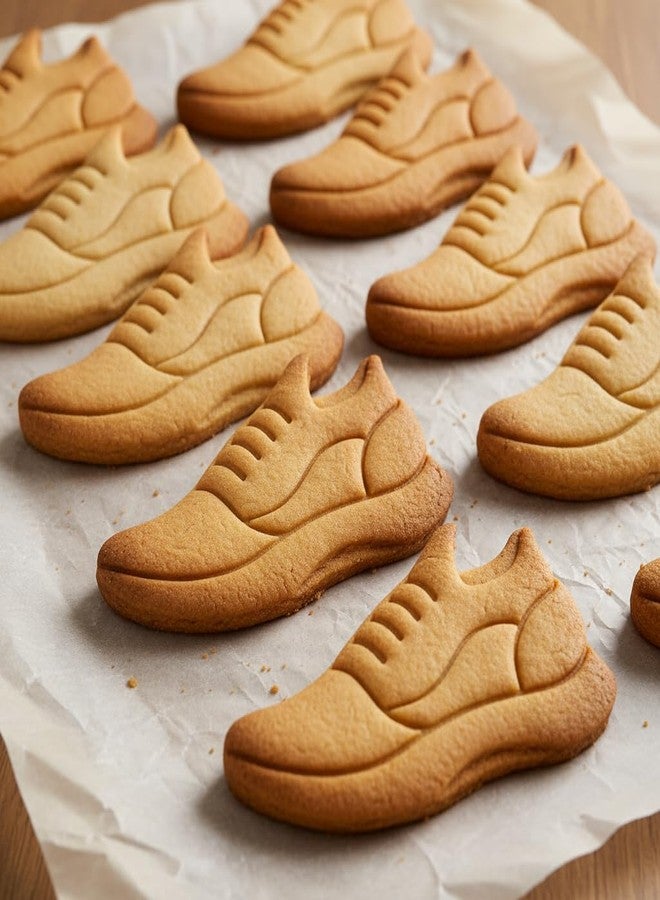 BAKERLOGY Running Shoe Cookie Cutter - Detailed Biscuit Cutter Design for Baking and Crafts, ideal on fondant, dough, clay - Image 3