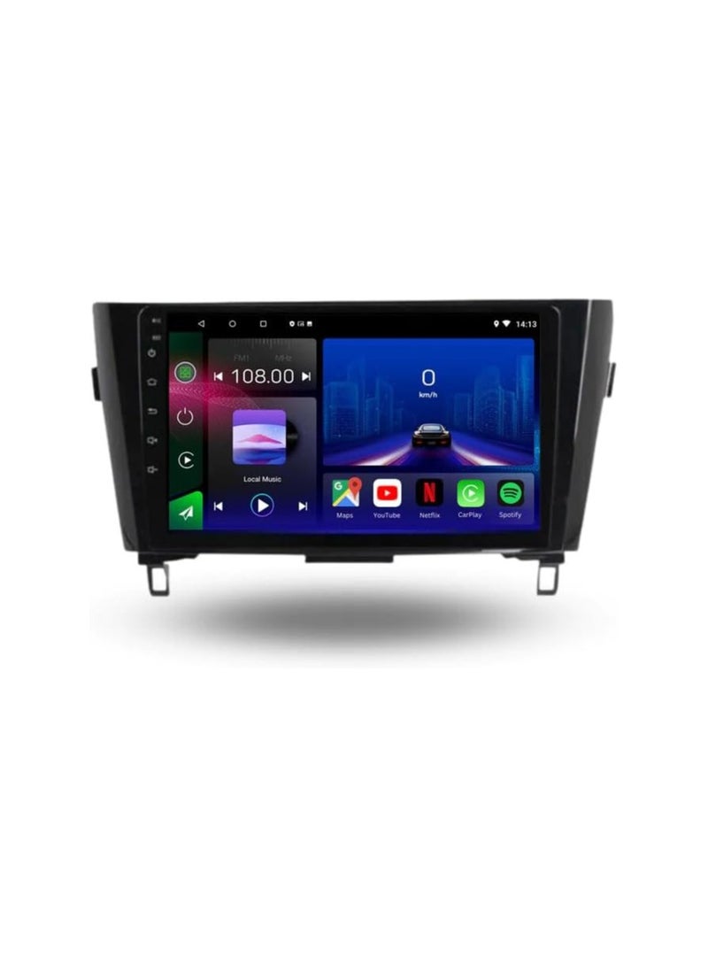 Android Car Stereo for NISSAN X-Trail, Qashqai, Rogue 2014 2015 2016 2017 2018 2GB RAM 32GB ROM 10 Inch Support Apple Carplay, MirrorLink WiFi BT, IPS Touch Screen with AHD Camera Included - Image 1