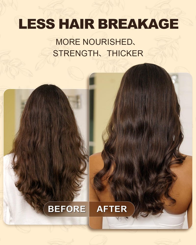 Yoken Organic Argan Oil for Hair 4 Fl Oz, USDA Pure and Natural Morocco Argan Oil, Argon Oil For Hair, Scalp, Face & Skin Care, 100% Cold Pressed Hair Conditioner, Unrefined Argon Nails Carrier Oil - Image 4