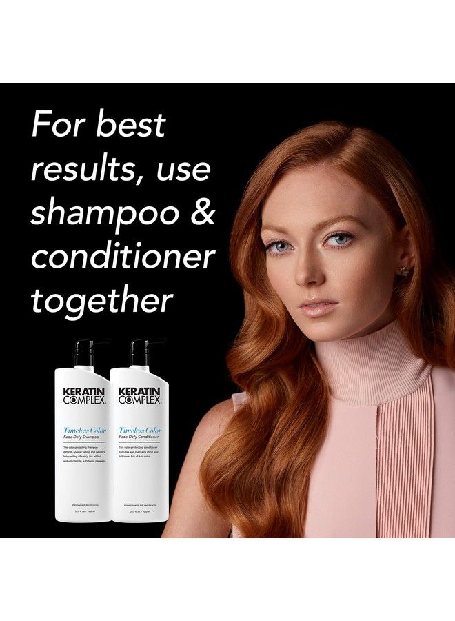 KERATIN COMPLEX Timeless Color Fadedefy Conditioner 33.8 Oz - Image 4