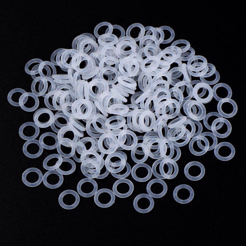 Sumind 200 Pieces O Ring Keyboard Clear Rubber O Rings Keyboard Dampeners with Plastic Storage Box for MX Switch and Mechanical Keys - Image 5