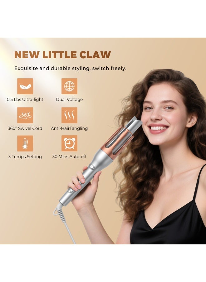 Automatic Curling Iron with 3 Temperatures Fast Heating, 2-Way Rotation, Anti-Scald, Anti-Tangle Rotating, Automatic Shut-Off for Hair Styling - Image 4