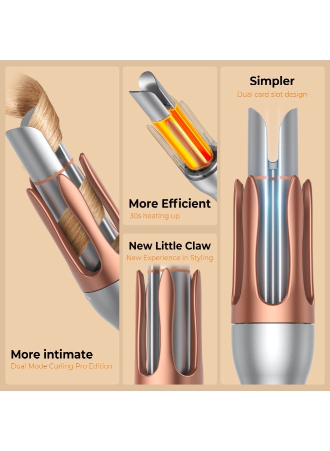 Automatic Curling Iron with 3 Temperatures Fast Heating, 2-Way Rotation, Anti-Scald, Anti-Tangle Rotating, Automatic Shut-Off for Hair Styling - Image 5