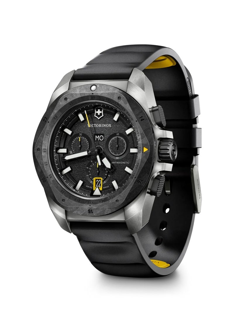 Victorinox Men's I.N.O.X. Chrono Analog Quartz Black Dial Watch 242011 - 43mm  - Image 5