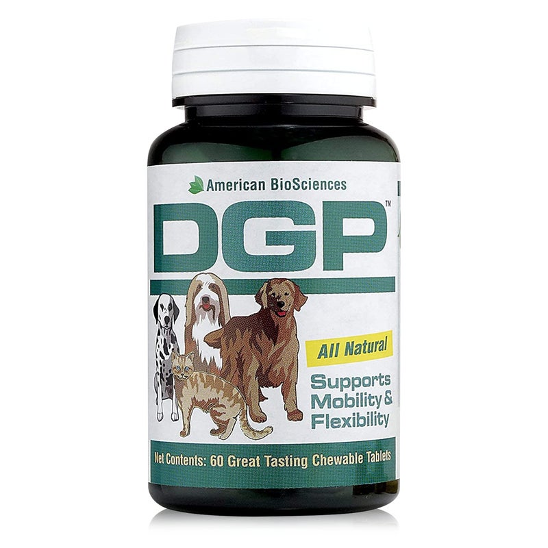 American BioSciences DGP, All-Natural Joint Supplement for Dogs - Joint Support with Turmeric Boswellia Extract - 60 Chewable Pet Tablets per Bottle (60 Count (Pack of 1)) - Image 1