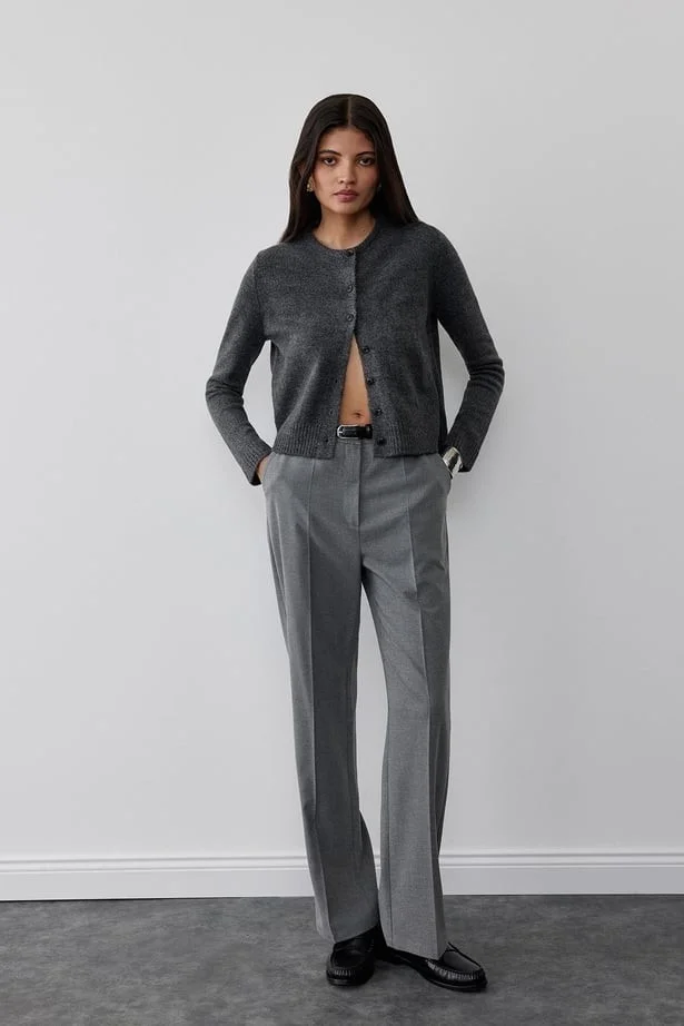 Suud Collection Saud Collection Smoked Everyday Straight Trousers