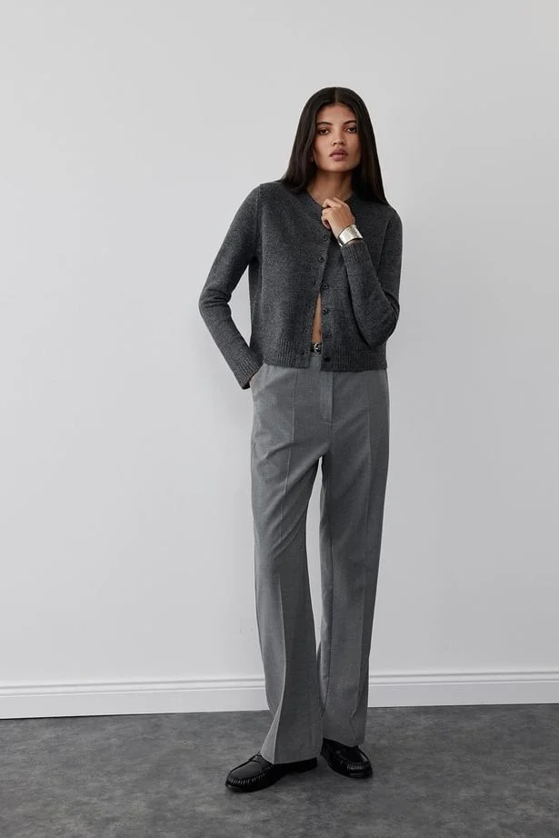 Suud Collection Saud Collection Smoked Everyday Straight Trousers