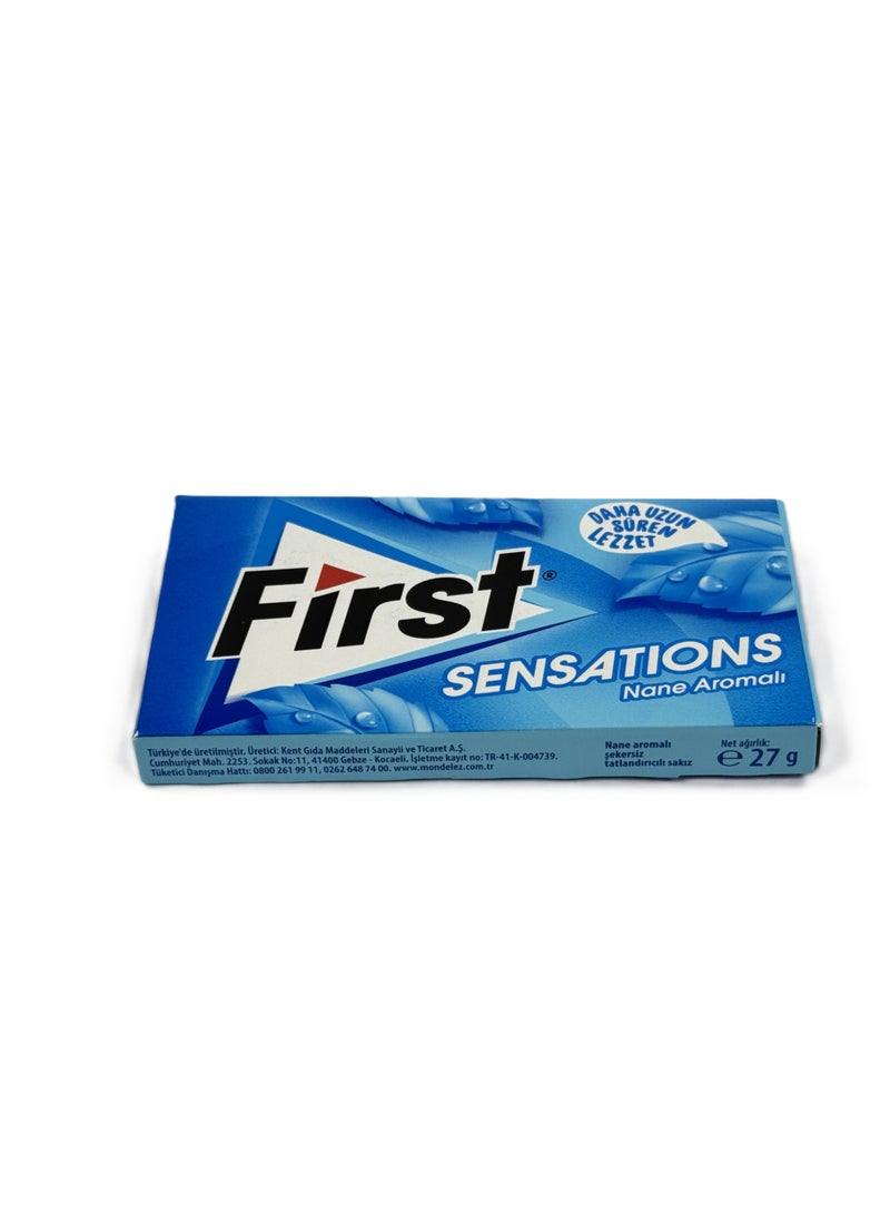 فيرست علكة فِرست خالية من السكر بنكهة النعناع – عبوة من 3 × 27 جرام