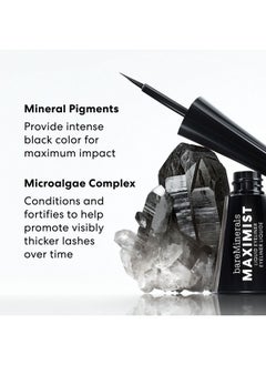 bareMinerals bareMinerals Maximist Liquid Eyeliner, Highly Pigmented Black Waterproof Eyeliner, Smudge-Proof Wear, Flexible Liquid Eyeliner Pen, Talc-Free, Vegan  - Image 3