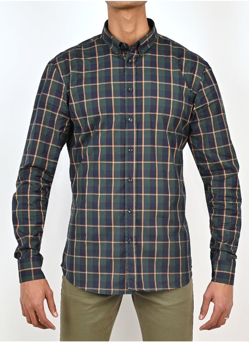 Tree - Men’s checkered shirt long sleeve - Image 1