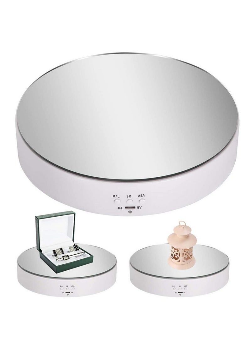 Photography Props 360 Degree Motorized Turntable Show Case (Mirror Style) - Image 1
