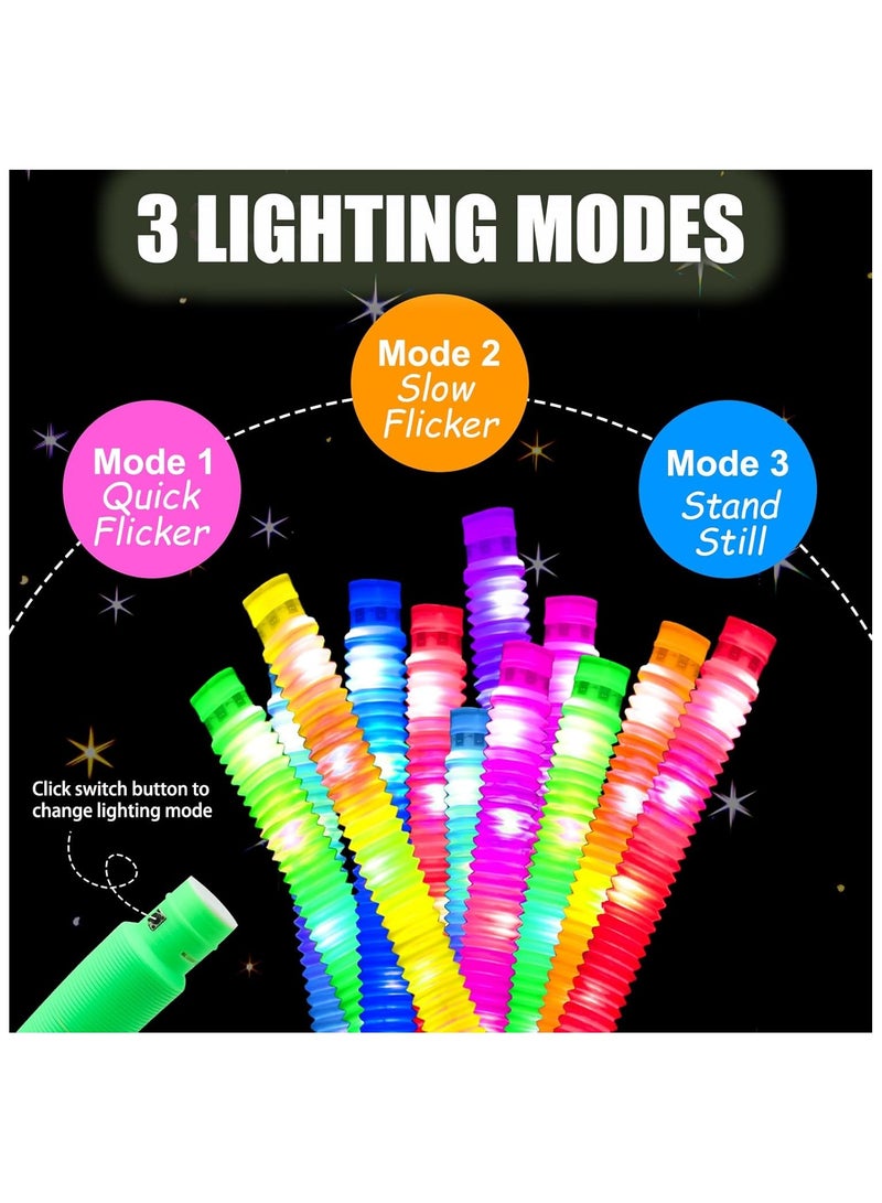 مصابيح LED مضيئة من UrChoice، عصي توهج، قلادة متوهجة وأساور لتزيين الحفلات، ألعاب سحب وتمتد للأطفال في حفلات الهالوين وعيد الميلاد... - Image 4