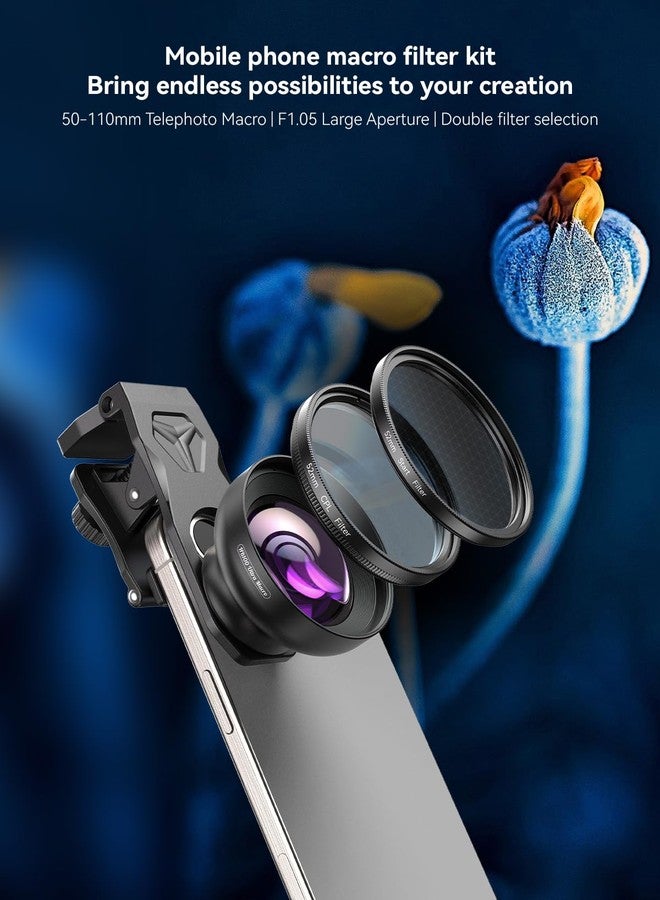 MIAO LAB 100 Ultra Macro Lens + 52mm CPL Filter & Star Filter - Macro Lens for iPhone, Android Phone | Professional Macro Photography of Flowers, Iinsects, Jewelry, Food Details and Small Objects - Image 5