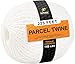 xpose safety Parcel Twine  Polyester Cord Twine String 225  Extra Strong Thick White String Spool  Ties Easily and Securely Packaging Rope Lacing Cord Braided Line for Craft Supplies and Packing - Image 2