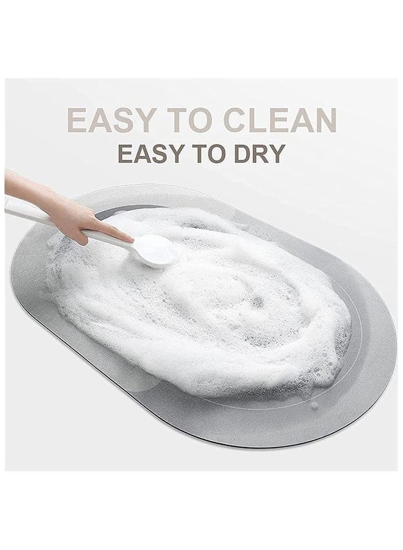 سجادة أرضية فائقة الامتصاص، سريعة الجفاف، سجادة حمام من إسفنج الذاكرة، سجادة حمام غير قابلة للانزلاق، 1، 40 * 60 سم - Image 5