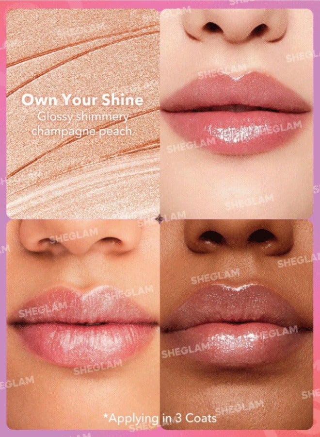 SHEGLAM Mirror Kiss High-Shine Lipstick - Own Your Shine - Image 2