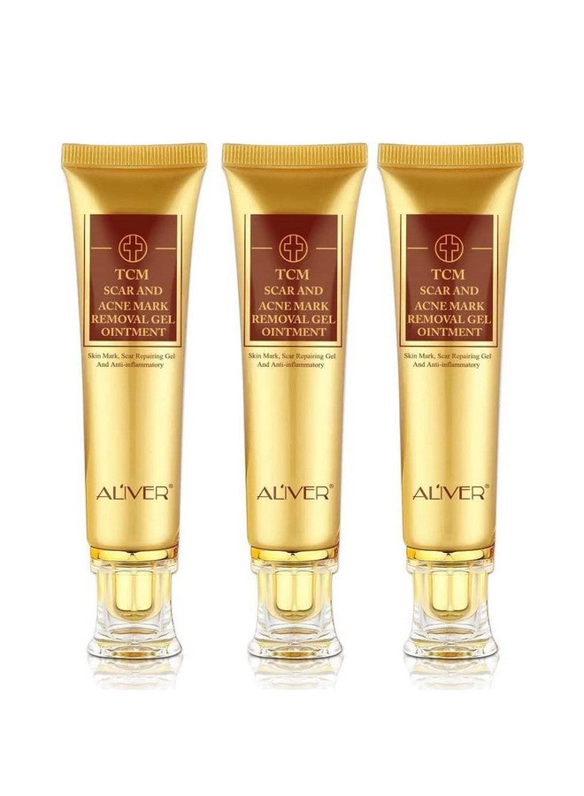 ALIVER 3 Pack Scar Removal Creamtcm Scar Cream For Surgical Scars Acne Skin Care Cream Acne Treatment Cream For Scars Burns Stretch Marks Acne Spots  - Image 1
