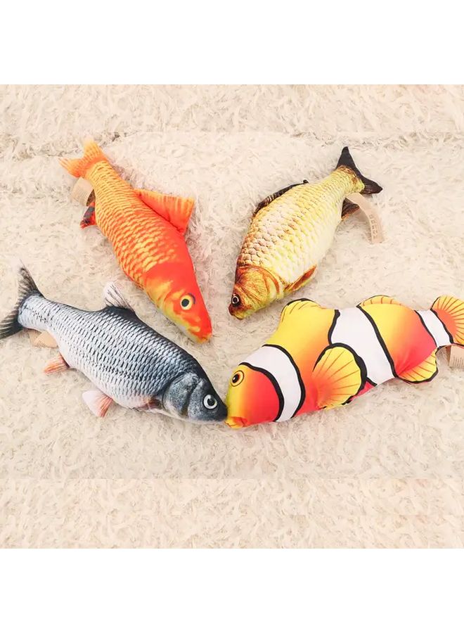 Large Realistic Nemo Like Fish Plush 40cm Super Soft Stuffed Animal Grass Carp - Image 2