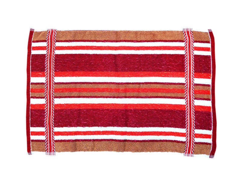 Space Fly Striped Cotton 450 GSM Hand Towels (Multi Color) (Size: 11X17) (Set of 10) - Image 4