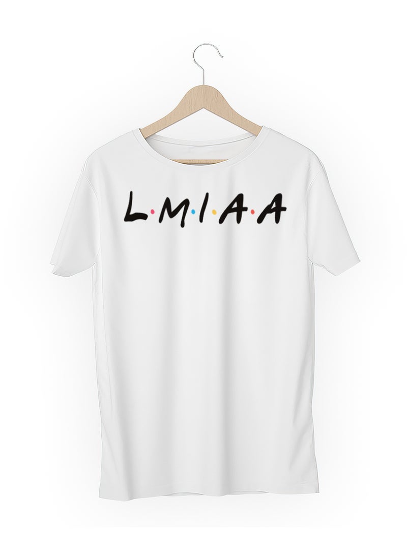 Fashion World Cotton T-shirt Printed with High-quality Friends by name LMIAA - Image 3