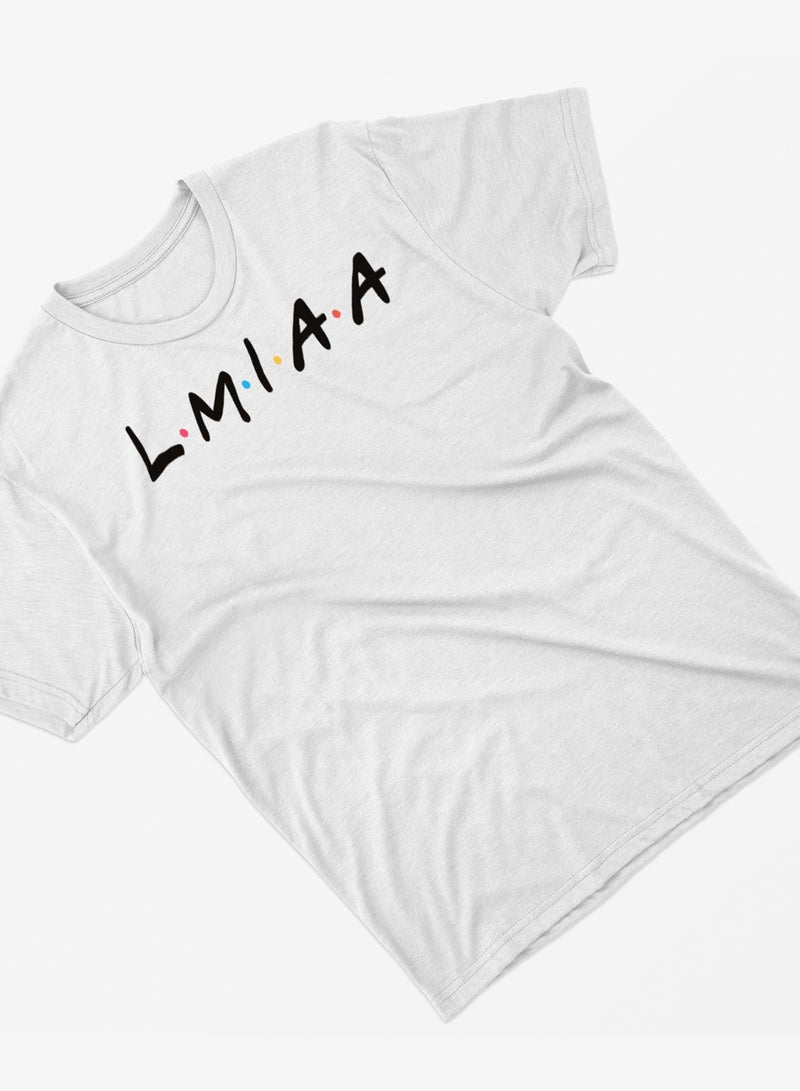 Fashion World Cotton T-shirt Printed with High-quality Friends by name LMIAA - Image 2