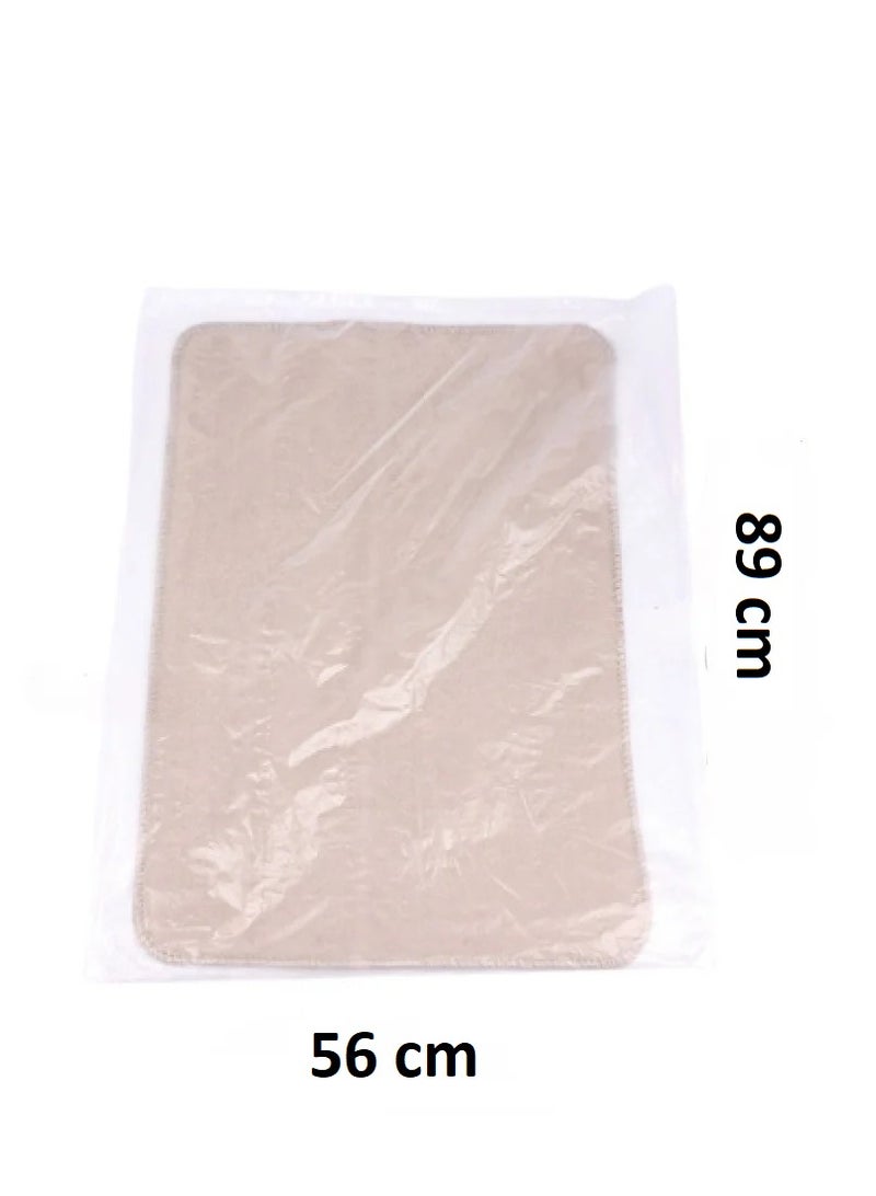 Generic Universal fit Car Interior Floor Mats Plastic Wrap Roll, Snow Colored Floor Foot Mat Covering Size 89 x 56 Cm  - Image 2