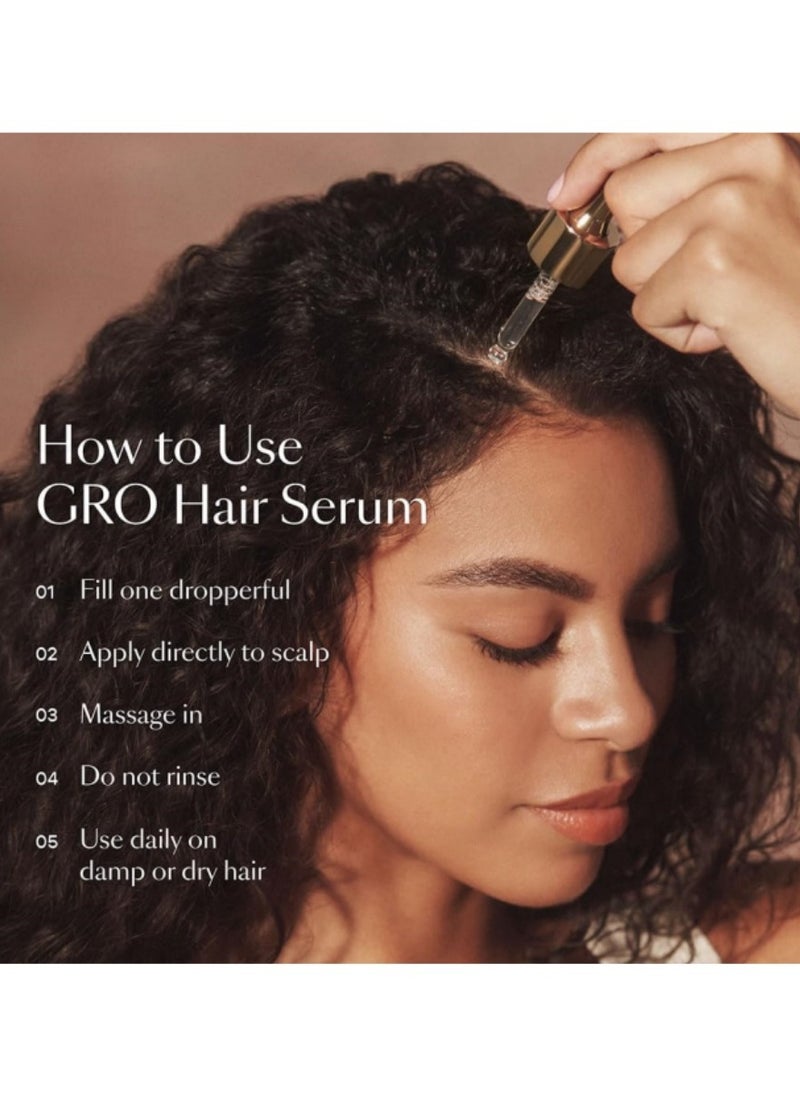 VEGAMOUR - GRO Hair Serum for Thicker, Longer, and Healthier Hair – Vegan Hair Growth Serum for Thinning Hair, Hair Loss, and Promoting Hair Strength and Vitality - Image 1