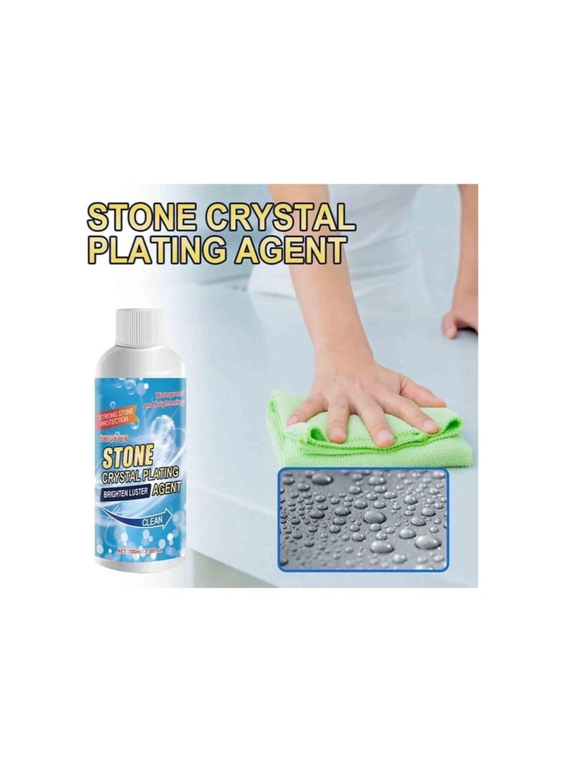 Generic - Stone Crystal Plating Agent, Stone Nano Crystal-Plating Agent, Stone Crystal Plating Brighten Luster Agent, Cleaner for Natural Stone, for Marble, Granite, Quartz, and More - Image 1