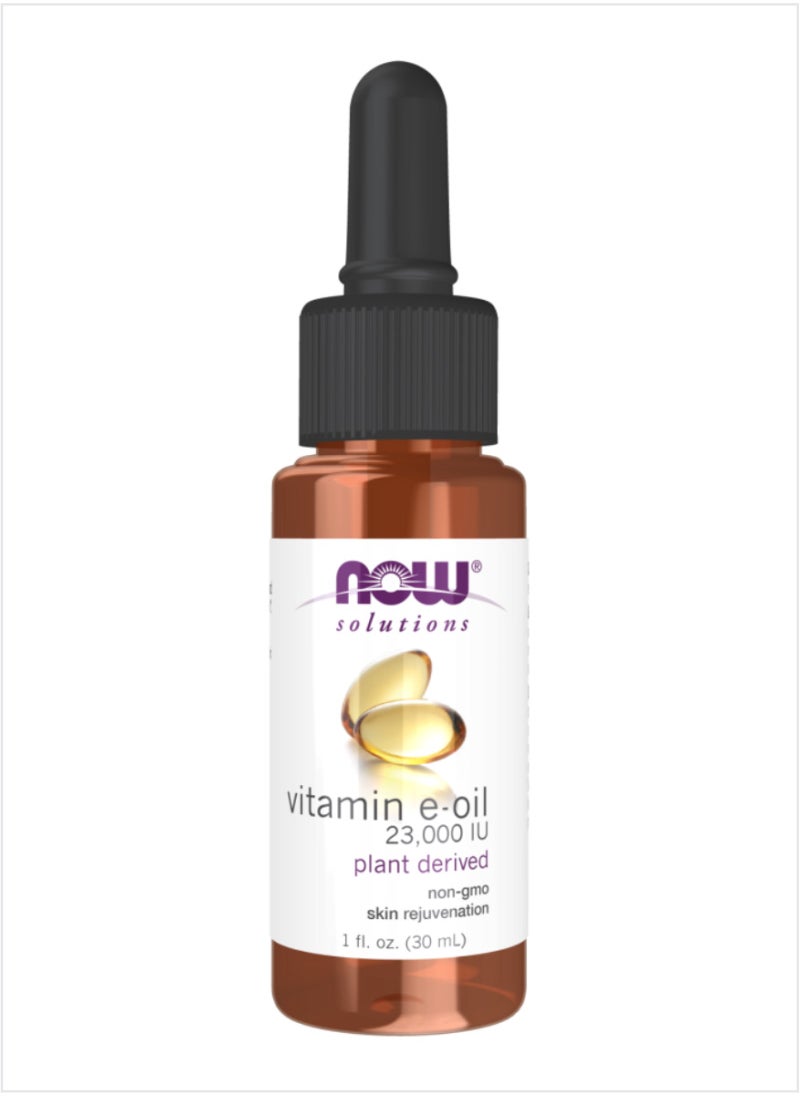 now Now Essential Oils Vitamin E Oil 23,000 IU (Plant-Derived) – 30ml Bottle 