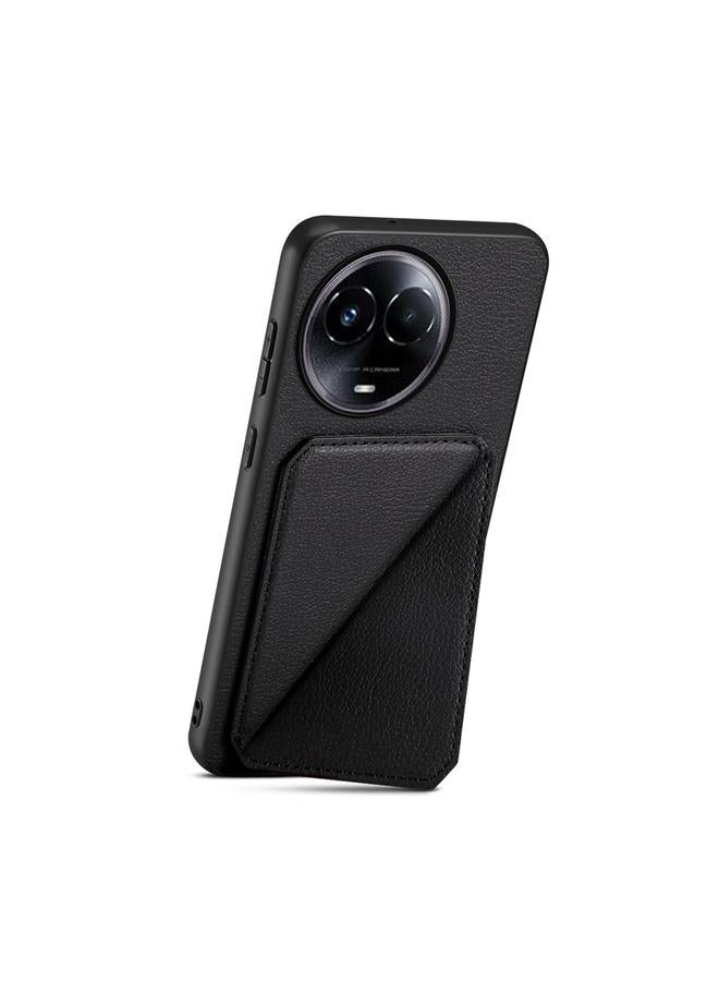 S-TOP Case For Realme 11 5G Global / 11x / Narzo 60x D04 Calf Texture Dual Card Slot Holder Phone Case - Image 3