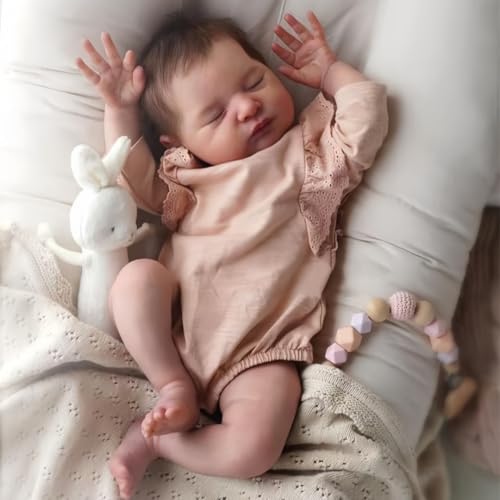 OYESY Lifelike RebornBaby Dolls 19 Inch Realistic Baby Dolls Sleeping Real Life Newborn Baby Dolls That Look Real Realistic Toddler Doll Soft Vinyl Body - Image 1