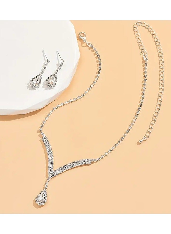 طقم مجوهرات فضية - Image 4