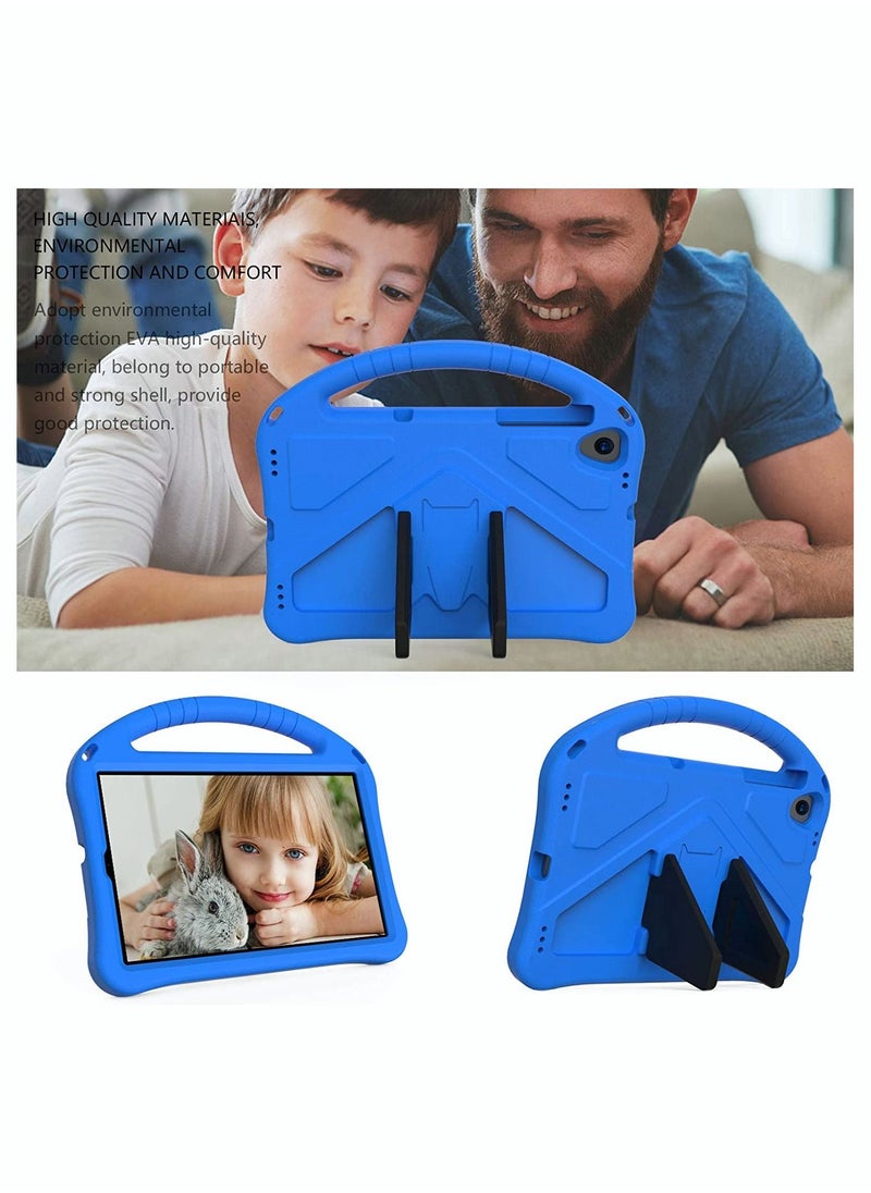 SYOSI - Kids Tablet Case for Lenovo Tab M10 HD 2nd Gen/Smart Tab M10 HD 2nd Gen (TB-X306F TB-X306X), Lightweight Friendly Shockproof Handle Stand Cover Case, Blue - Image 1