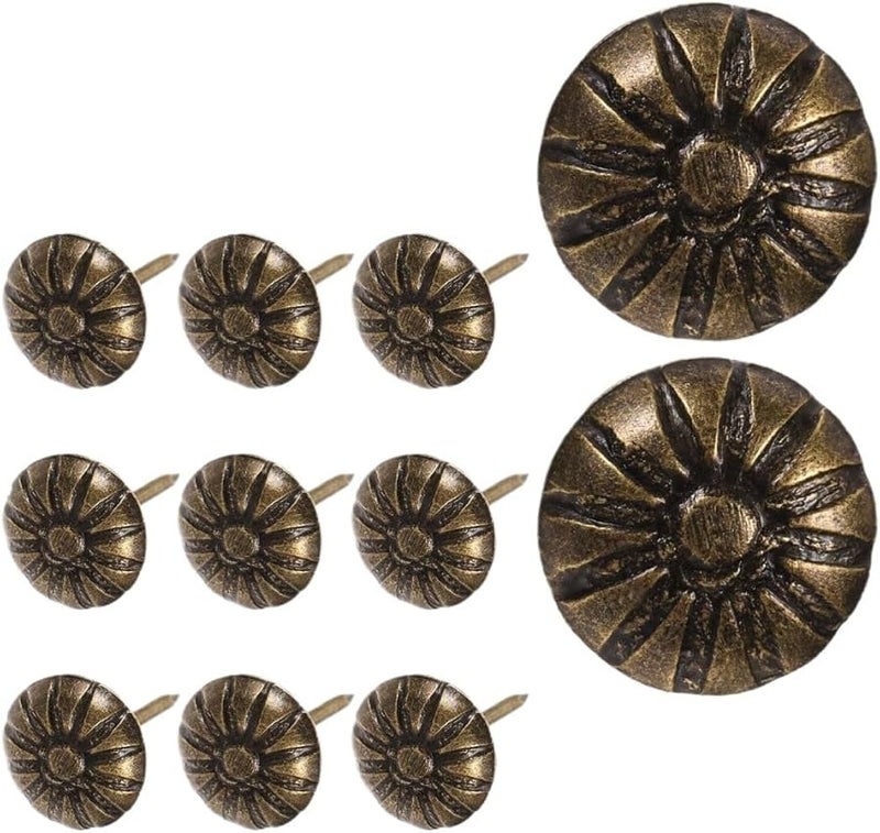 Vintage Iron Upholstery Tacks 1000 Pcs Decorative Nails For Furniture Sofa Chair Bed DIY - Image 2
