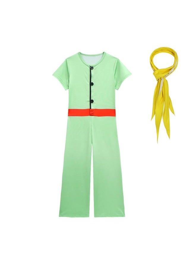 Dressy Daisy زي الأمير الصغير للأطفال الأولاد مع وشاح أصفر لمناسبات الهالوين مقاس 7-8 - Image 1