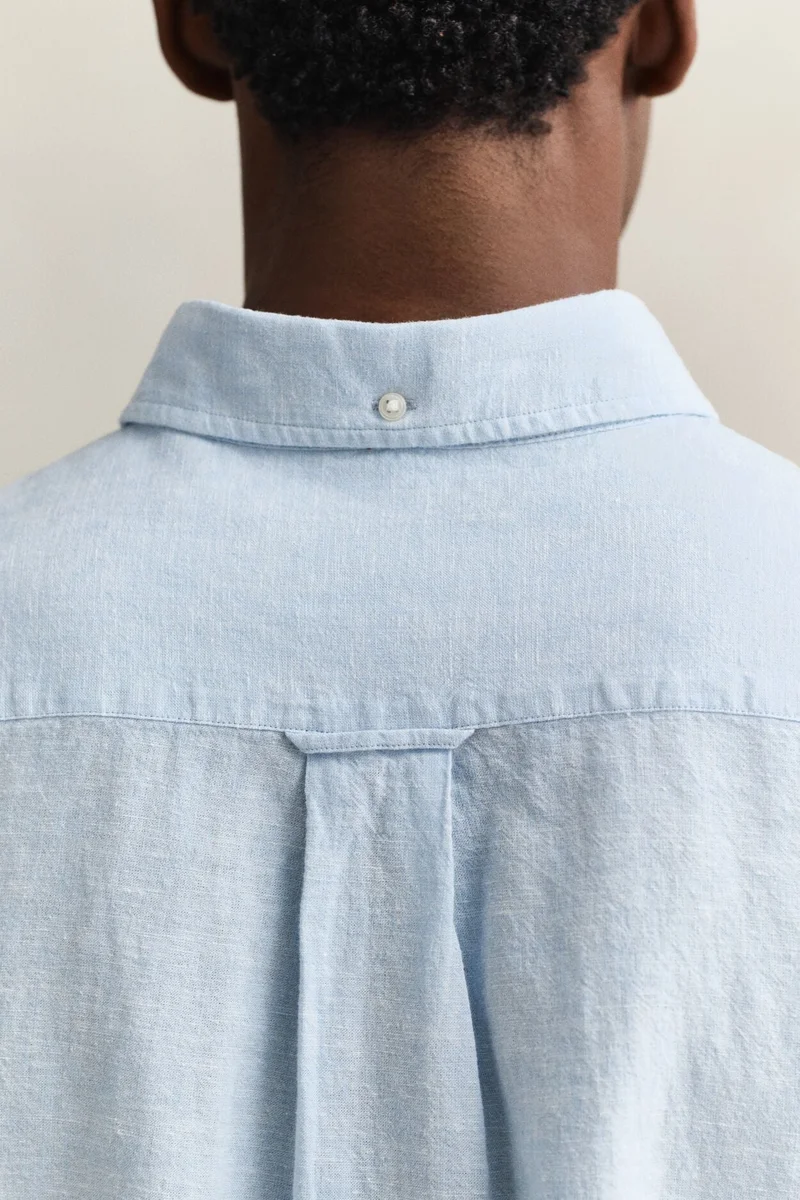 GANT  Regular Cotton Linen Shirt for Men | Best Price UAE