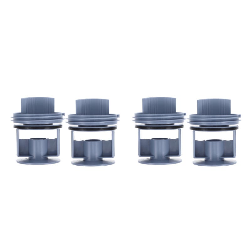 4 pcs Drain Pump Filter Washer Drainage Pump Washing Machine Drain Hose Seal Washing Machine Strainer Filters For Washers - Image 1