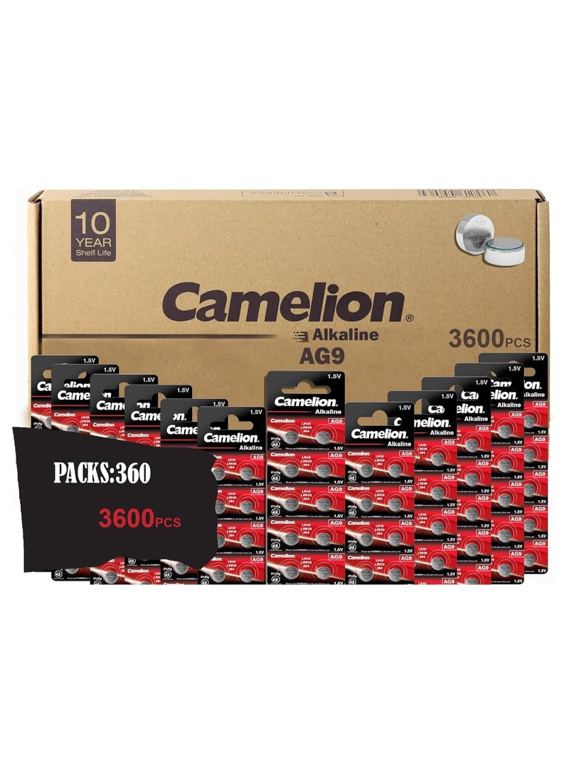 Camelion Camelion AG9/LR45/LR936/394 Alkaline Button Cell Batteries 360 Packs - Image 1