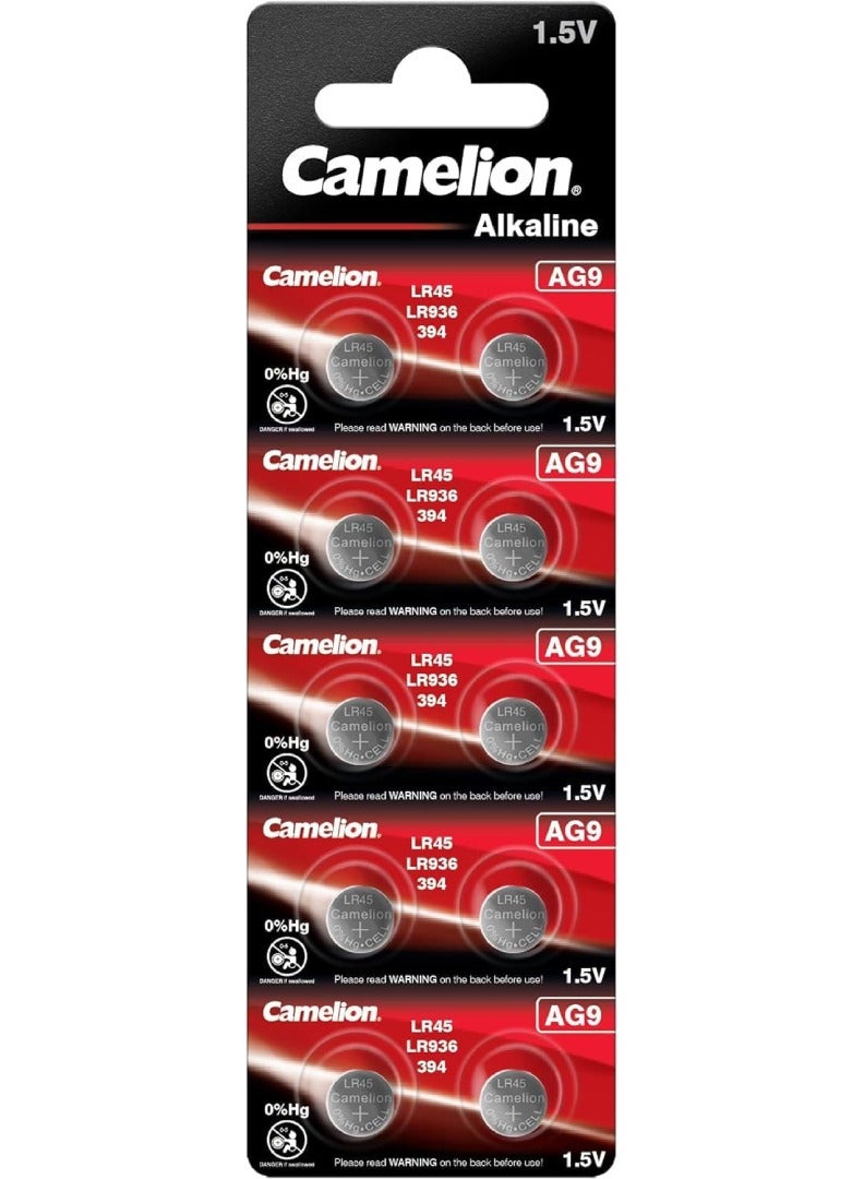 Camelion Camelion AG9/LR45/LR936/394 Alkaline Button Cell Batteries 360 Packs - Image 2