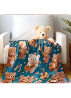General Baby and children's cartoon flannel thin blanket (warm and comfortable, suitable for sleep, games) 70cm*100cm - 475  - Image 3