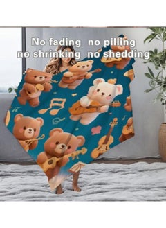 General Baby and children's cartoon flannel thin blanket (warm and comfortable, suitable for sleep, games) 70cm*100cm - 475  - Image 1